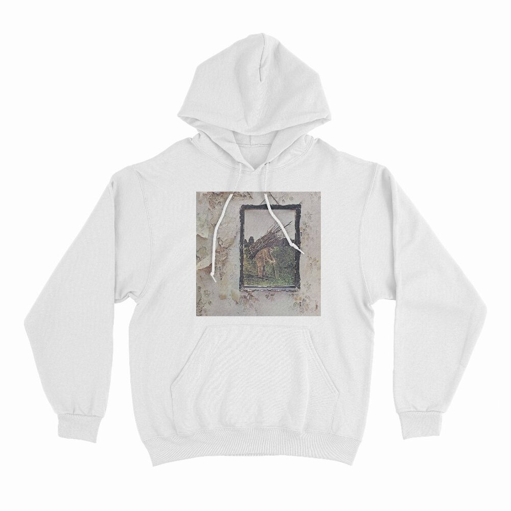 Led Zeppelin - Led Zeppelin IV White Hoodie